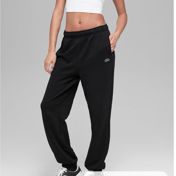 ALO Yoga Women's Black Track Pants - Picture 5 of 11